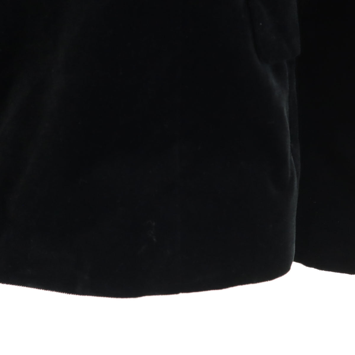 SAINT LAURENT サンローラン イタリア製 シルク テーラードジャケット F34 黒 レディース