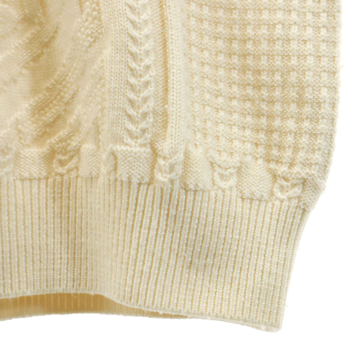 santa fe サンタフェ 90s 日本製 ウールブレンド オールド 長袖 セーター 3 アイボリー ニット メンズ