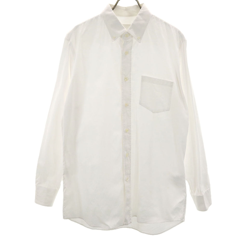PRADA プラダ 2017年モデル イタリア製 長袖 ボタンダウンシャツ 42 ホワイト メンズ