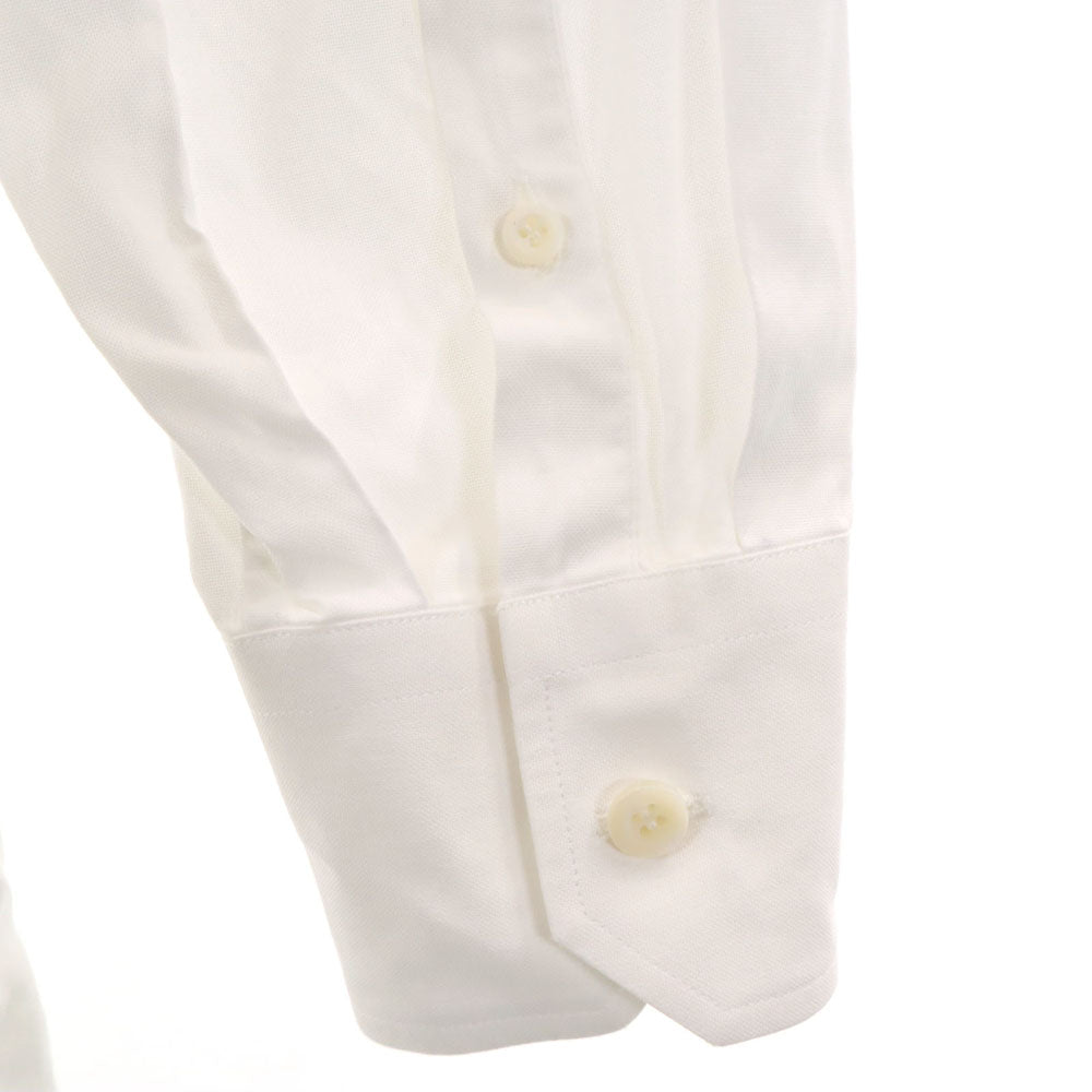 PRADA プラダ 2017年モデル イタリア製 長袖 ボタンダウンシャツ 42 ホワイト メンズ