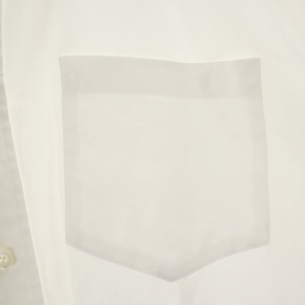 PRADA プラダ 2017年モデル イタリア製 長袖 ボタンダウンシャツ 42 ホワイト メンズ