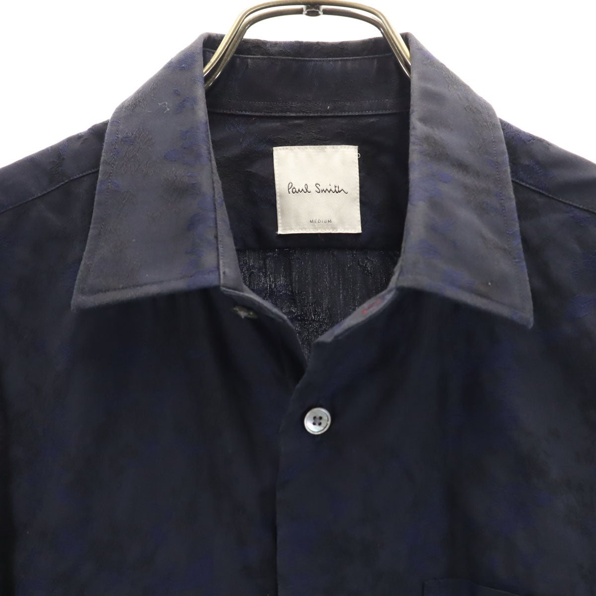 Paul Smith ポールスミス 長袖 シャツ M ネイビー メンズ