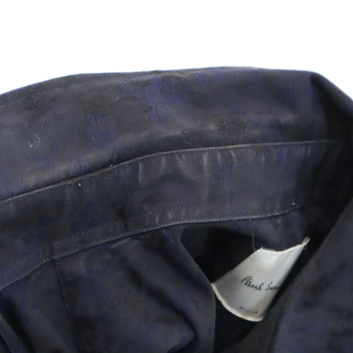 Paul Smith ポールスミス 長袖 シャツ M ネイビー メンズ