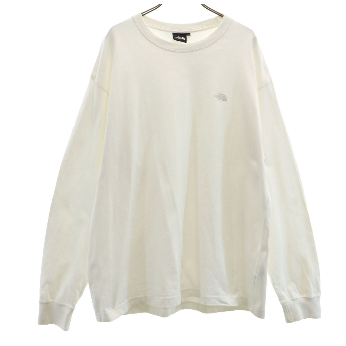 THE NORTH FACE ザノースフェイス 長袖 Tシャツ XXL ホワイト ビッグサイズ ロンT アウトドア NT32345 メンズ