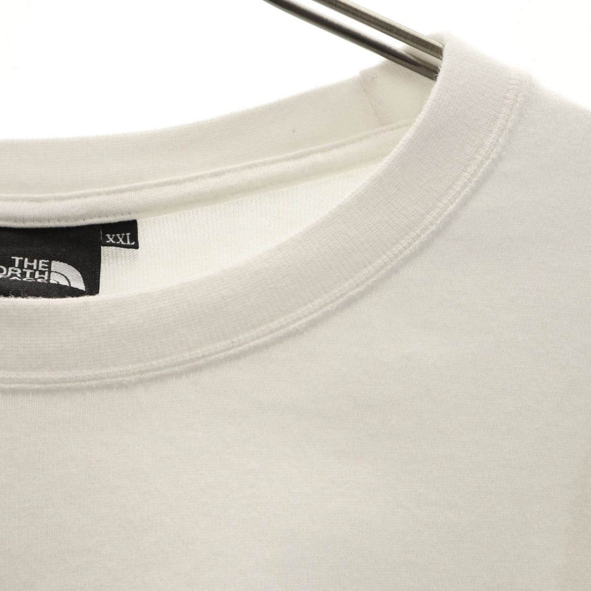 THE NORTH FACE ザノースフェイス 長袖 Tシャツ XXL ホワイト ビッグサイズ ロンT アウトドア NT32345 メンズ