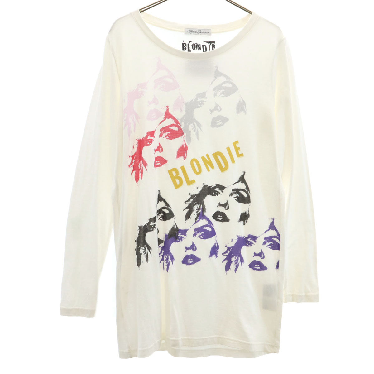 HYSTERIC GLAMOUR ヒステリックグラマー 日本製 BLONDIE 長袖 Tシャツ F ホワイト系 ロンT レディース