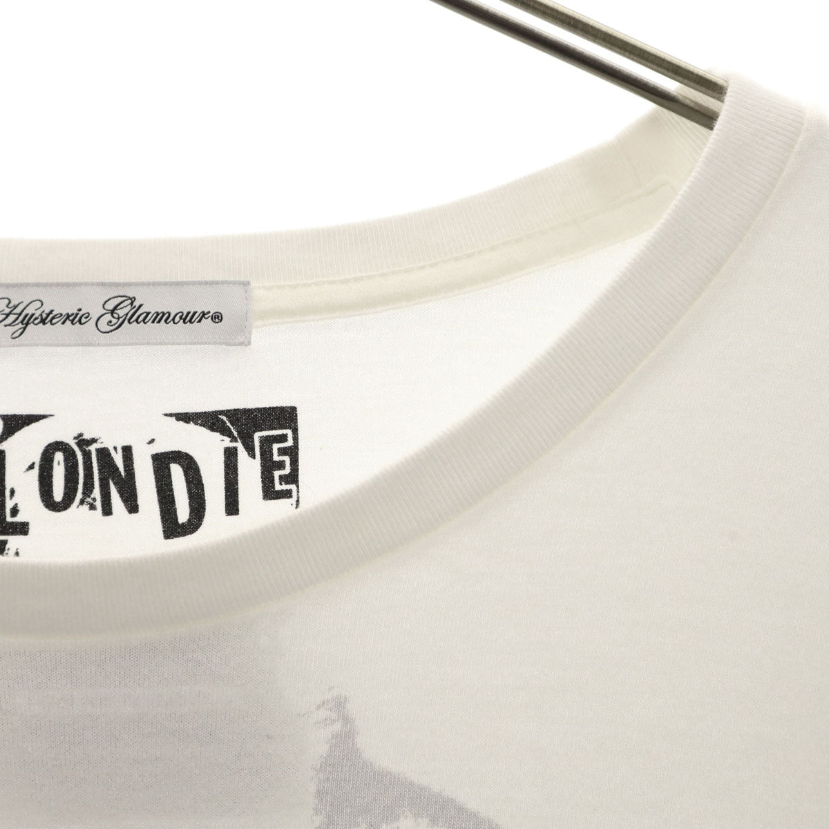 HYSTERIC GLAMOUR ヒステリックグラマー 日本製 BLONDIE 長袖 Tシャツ F ホワイト系 ロンT レディース