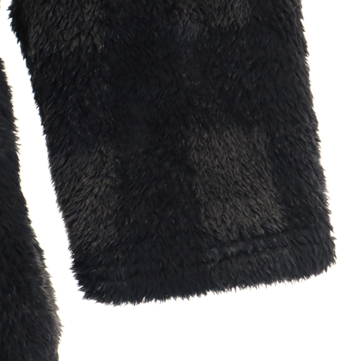 未使用 a part of me. アパートオブミー MOOMIN ムーミン コラボ 日本製 チェック柄 リトルミイ ボアジャケット ブラック Y’s for living ヨウジヤマモト レディース