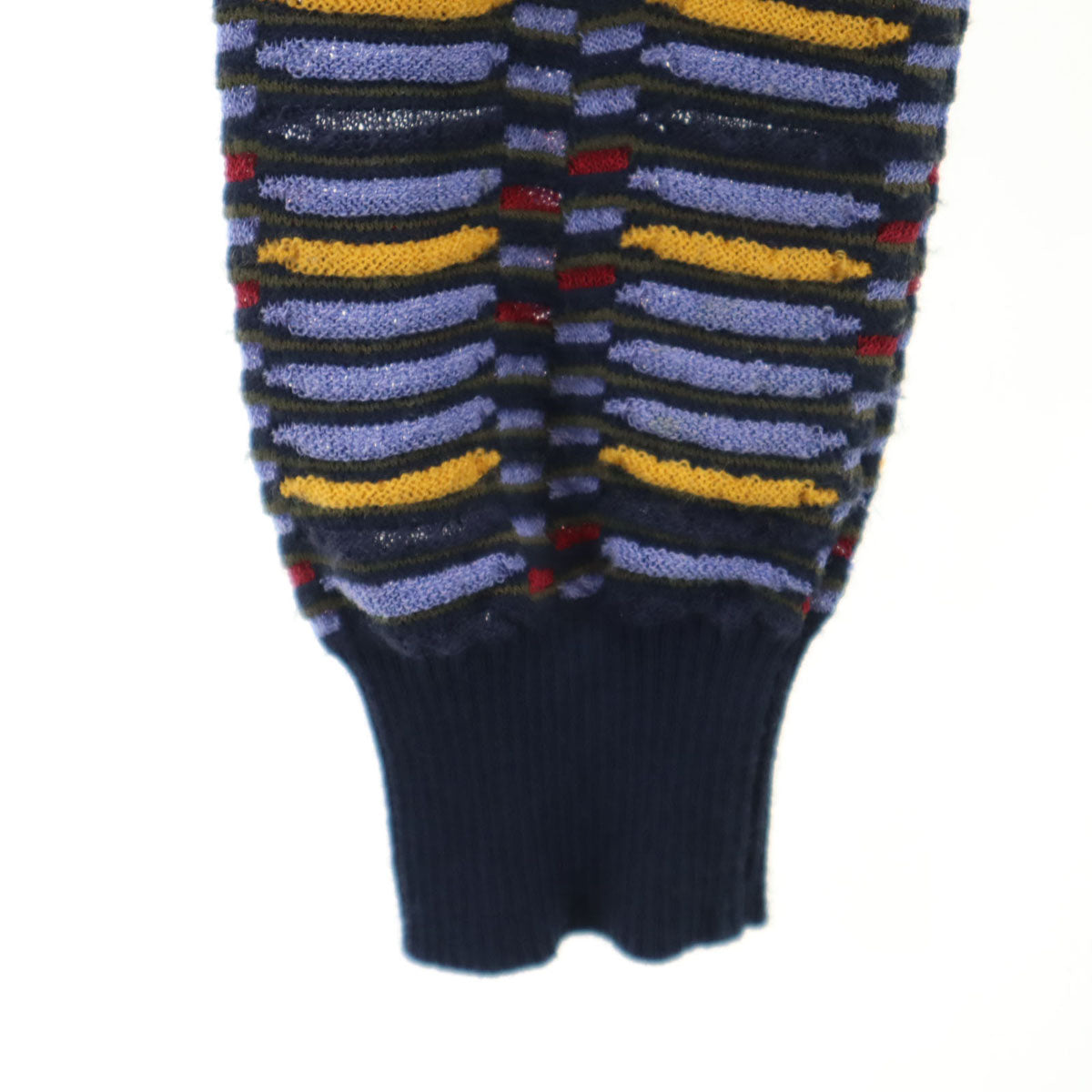 Missoni ミッソーニ 総柄 長袖 ニット 40 パープル セーター レディース