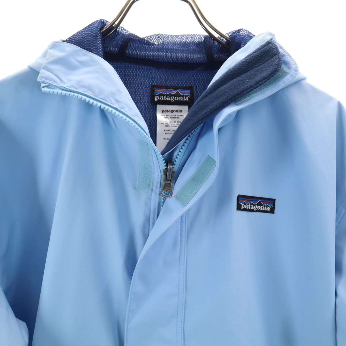patagonia パタゴニア マウンテンパーカー L 12 水色 64227F5 アウトドア キッズ