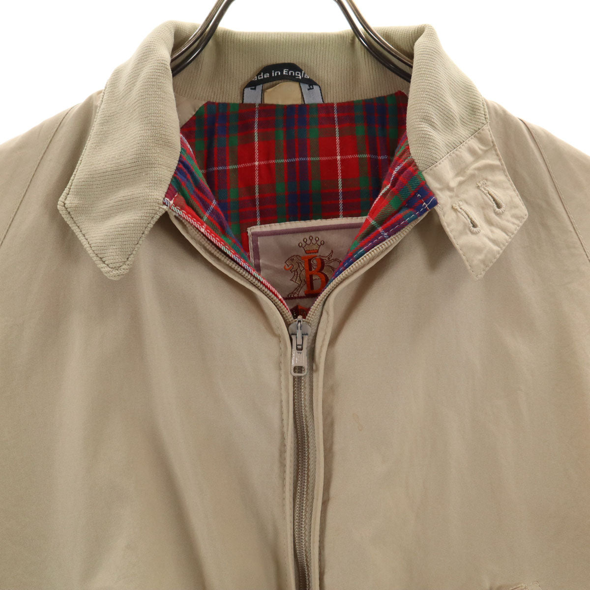 BARACUTA バラクータ 80s イングランド製 ヴィンテージ ジップジャケット 32 ベージュ系 ブルゾン メンズ