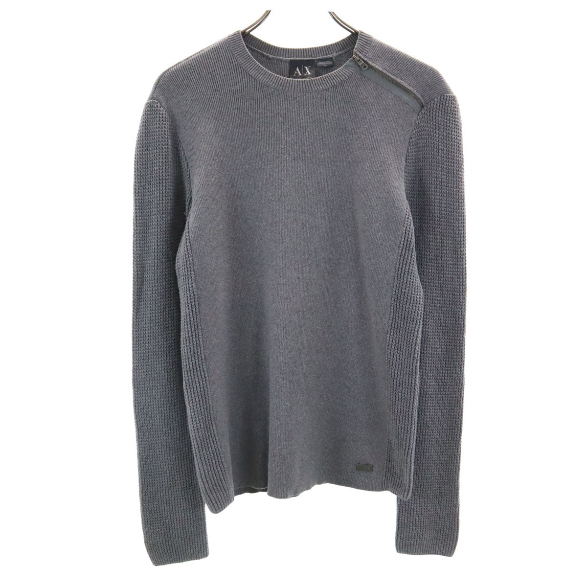 ARMANI EXCHANGE アルマーニエクスチェンジ 長袖 ニット S グレー セーター メンズ