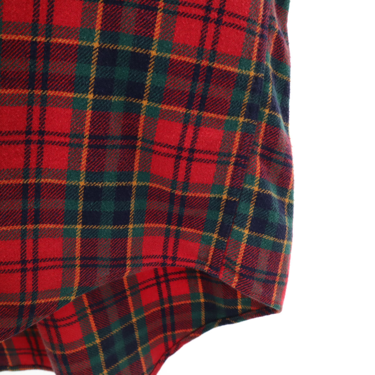 GAP ギャップ 90s オールド 長袖 チェックシャツ M レッド系 メンズ