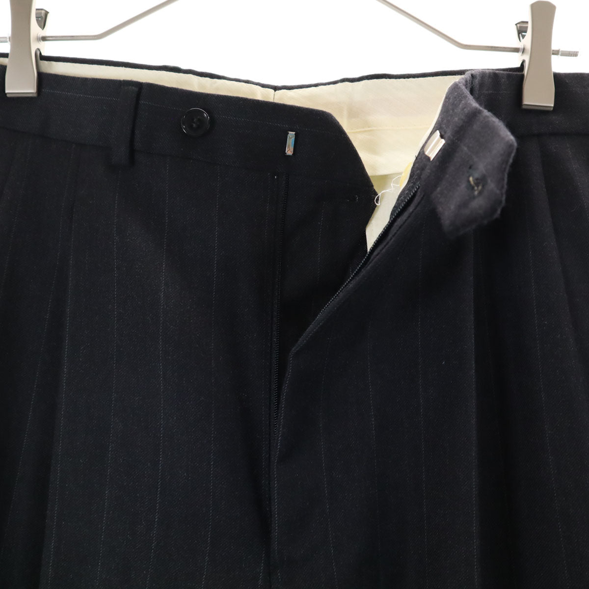 GIORGIO ARMANI LE COLLEZIONI ジョルジオアルマーニ コレツィオーニ 90s イタリア製 オールド スーツ 上下 セットアップ 52REG グレー メンズ