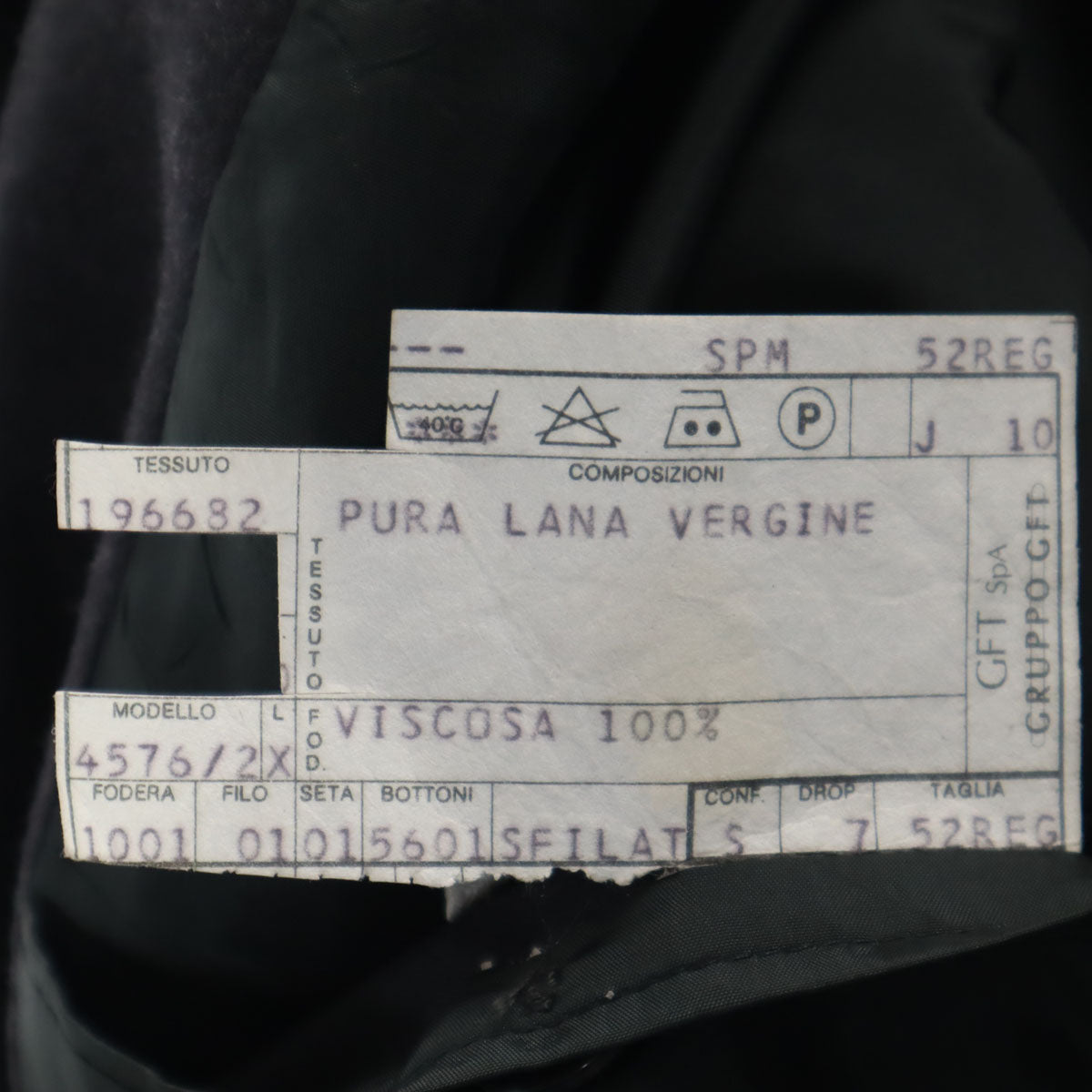 GIORGIO ARMANI LE COLLEZIONI ジョルジオアルマーニ コレツィオーニ 90s イタリア製 オールド スーツ 上下 セットアップ 52REG グレー メンズ