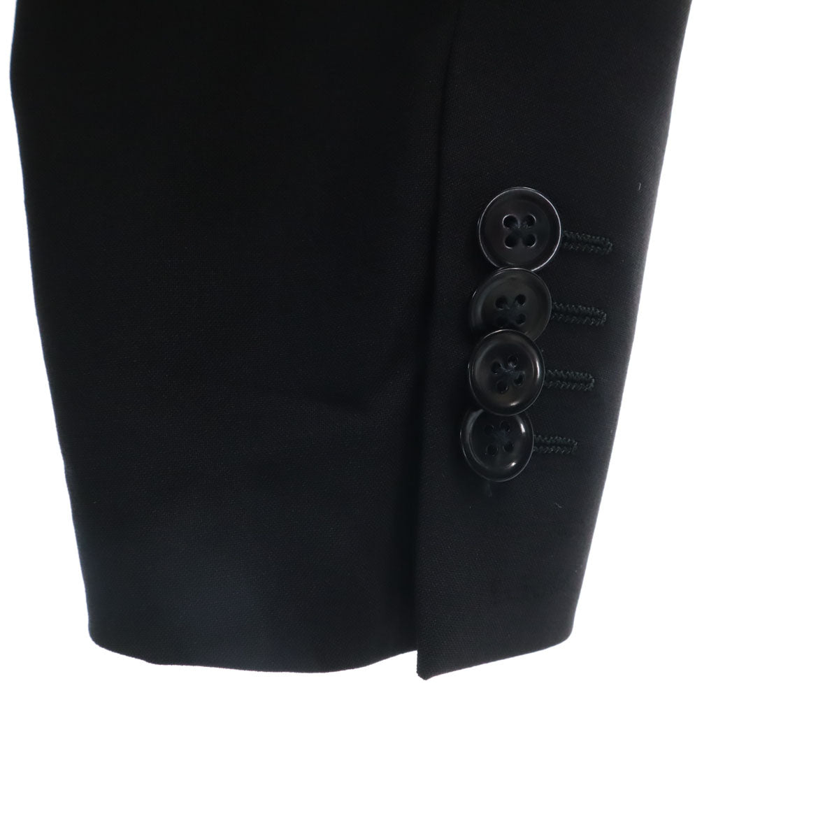 ARMANI COLLEZIONI アルマーニ コレツィオーニ イタリア製 スーツ 上下 セットアップ 46 ブラック メンズ