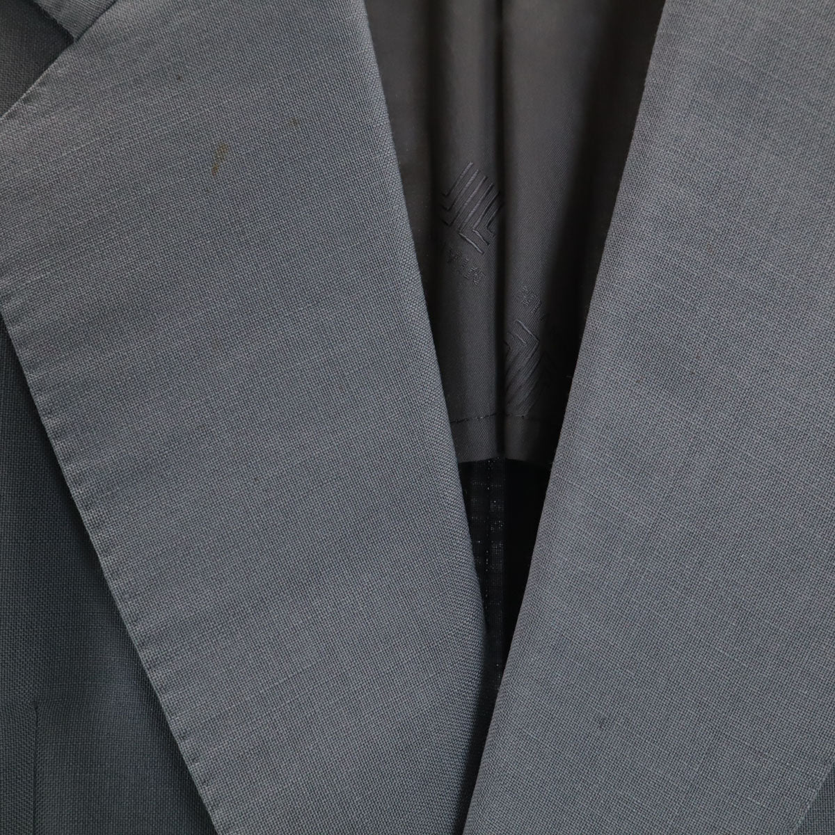 LANVIN ランバン 90s オールド スーツ 上下 セットアップ R46-44 グレー メンズ