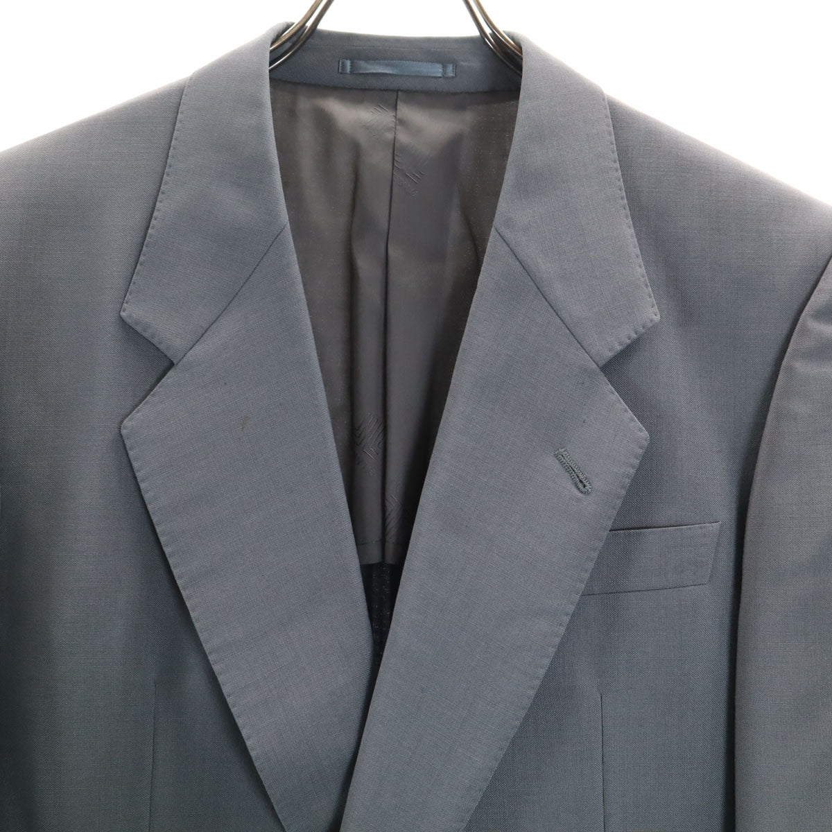 LANVIN ランバン 90s オールド スーツ 上下 セットアップ R46-44 グレー メンズ