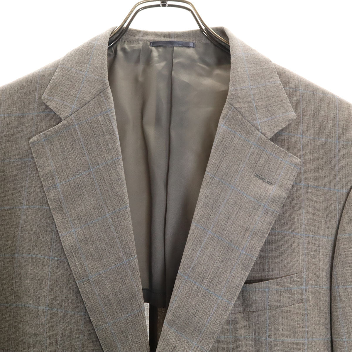 BURBERRY LONDON バーバリーロンドン 日本製 スーツ 上下 セットアップ AB6 グレー系 三陽商会 メンズ
