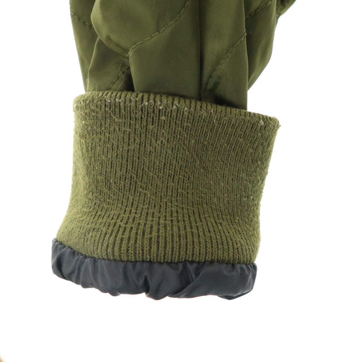 THE NORTH FACE ザノースフェイス キルティングジャケット M カーキ 中綿 ライナー アウトドア 42111 メンズ