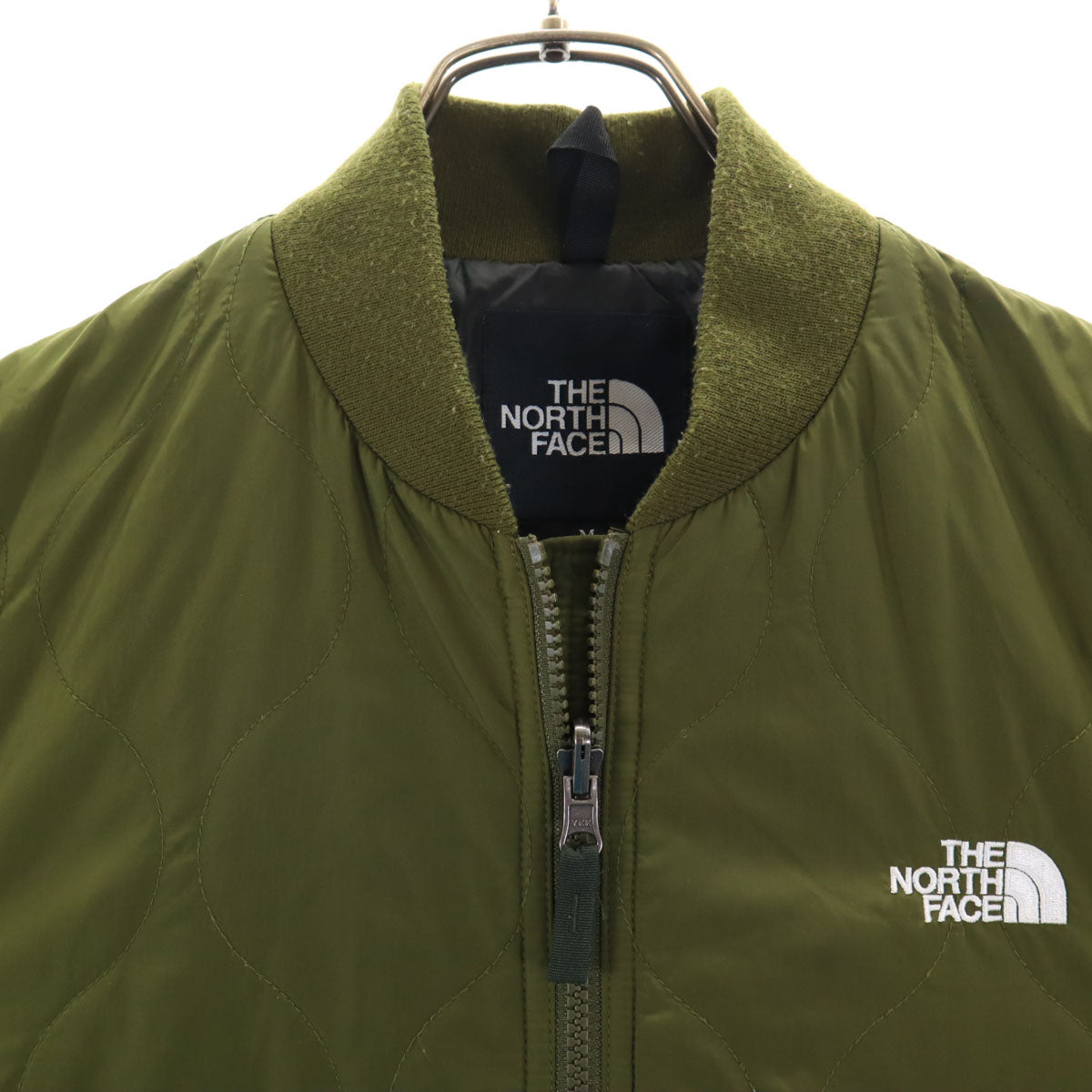 THE NORTH FACE ザノースフェイス キルティングジャケット M カーキ 中綿 ライナー アウトドア 42111 メンズ