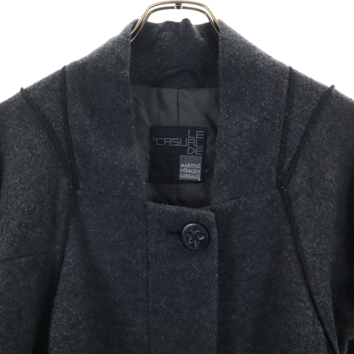 MARITHE + FRANCOIS GIRBAUD マリテフランソワジルボー ウールジャケット S グレー レディース