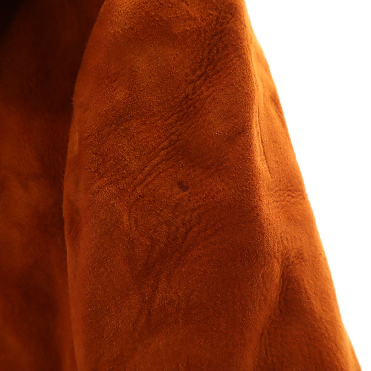 60s 70s ヴィンテージ TALONジップ スエードレザージャケット 18 オレンジ系 レディース