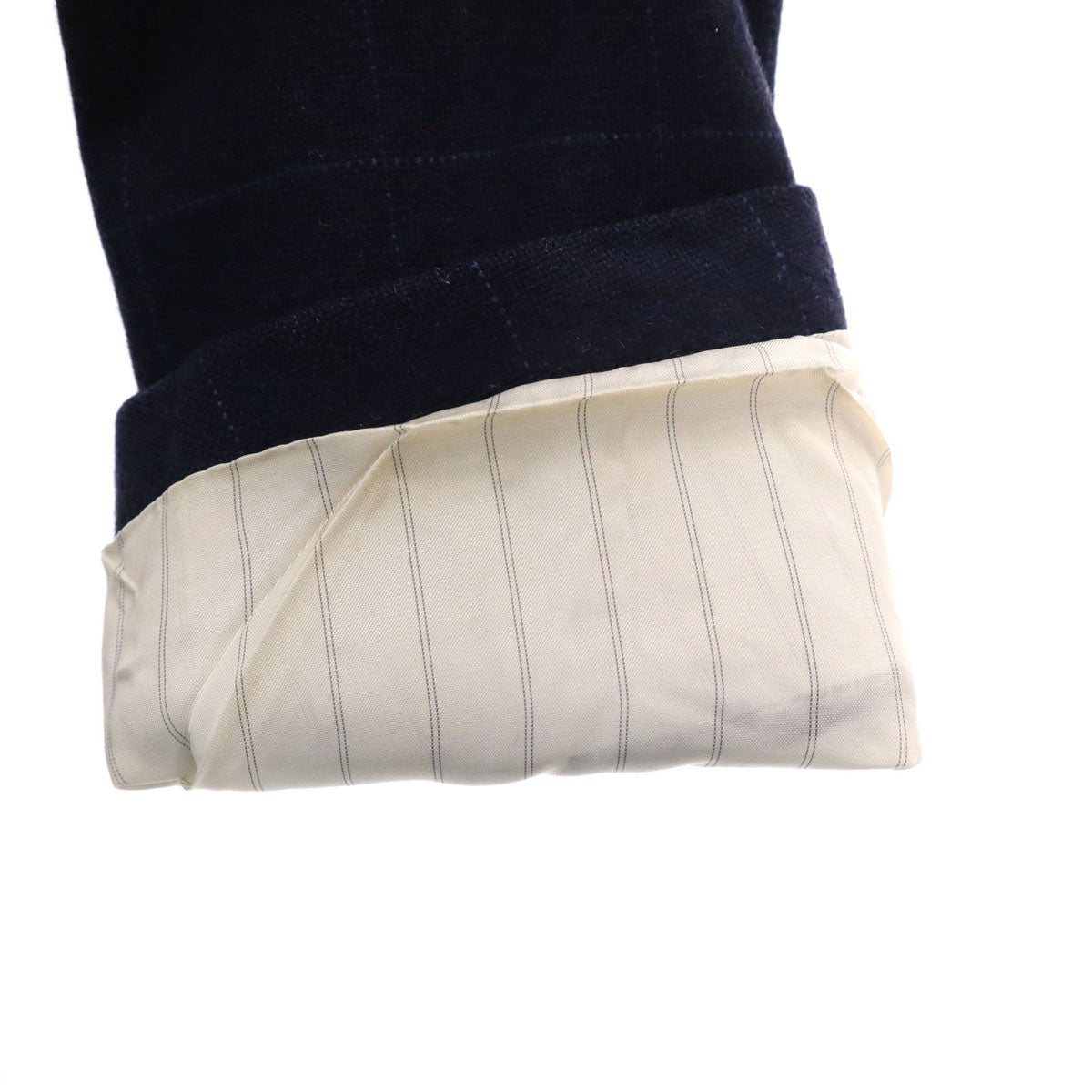 LANVIN CLASSIQUE ランバン クラシック 90s シルクブレンド カシミヤブレンド オールド テーラードジャケット ST50-56 ネイビー メンズ