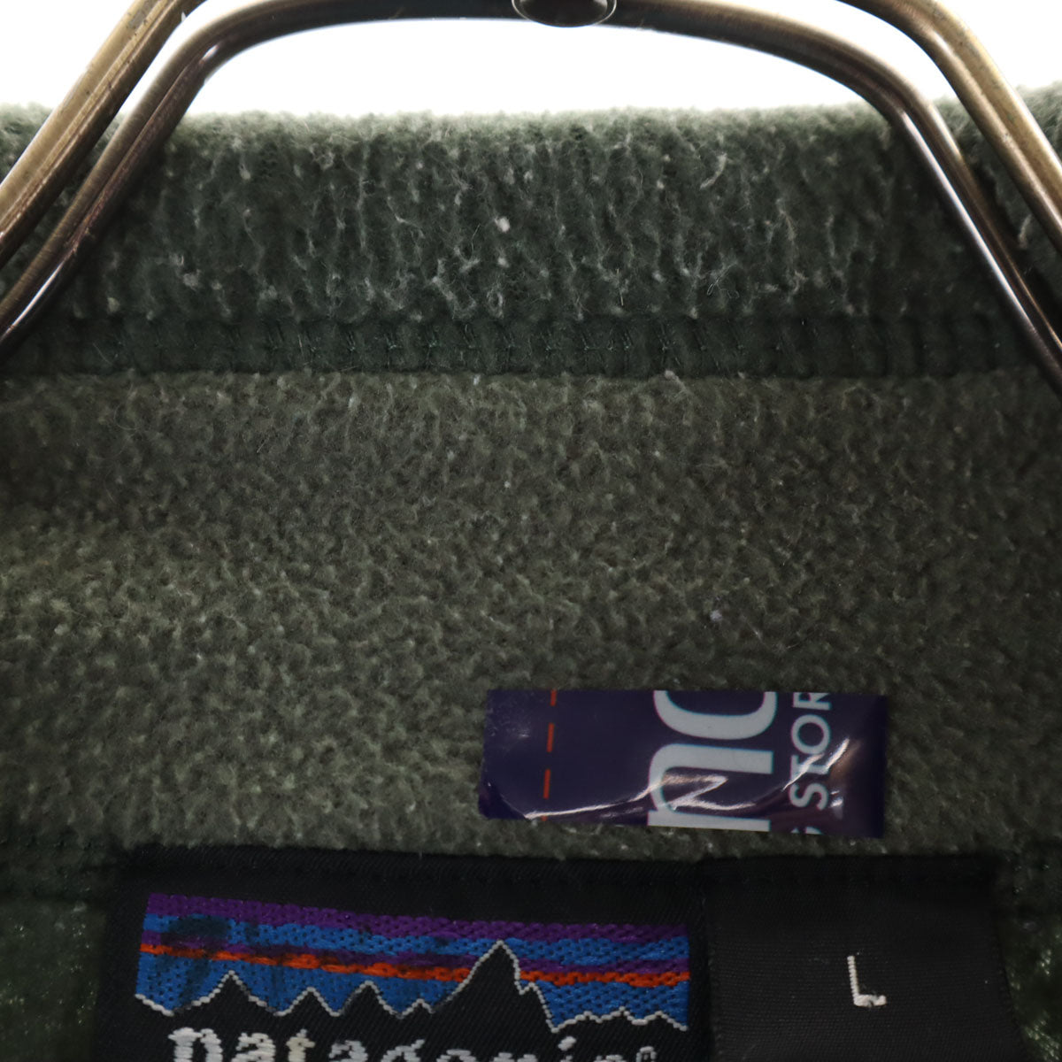 patagonia パタゴニア 00s オールド フリース ベスト L カーキ アウトドア 25182 メンズ