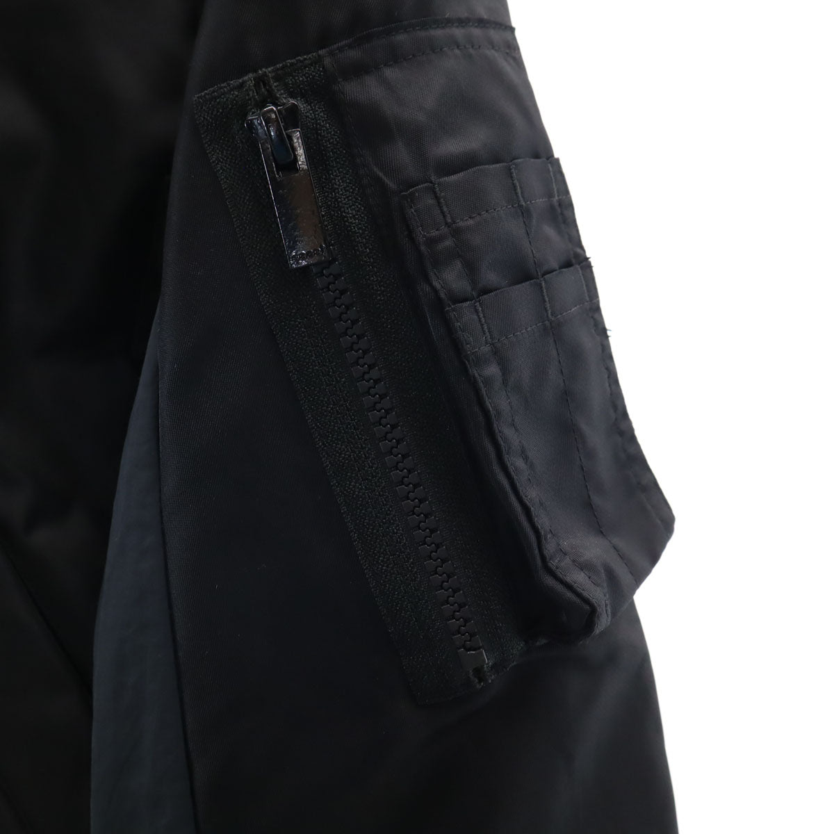 NIKE ナイキ 21AW sacai サカイ コラボ レイヤード ナイロンジャケット S ブラック メンズ