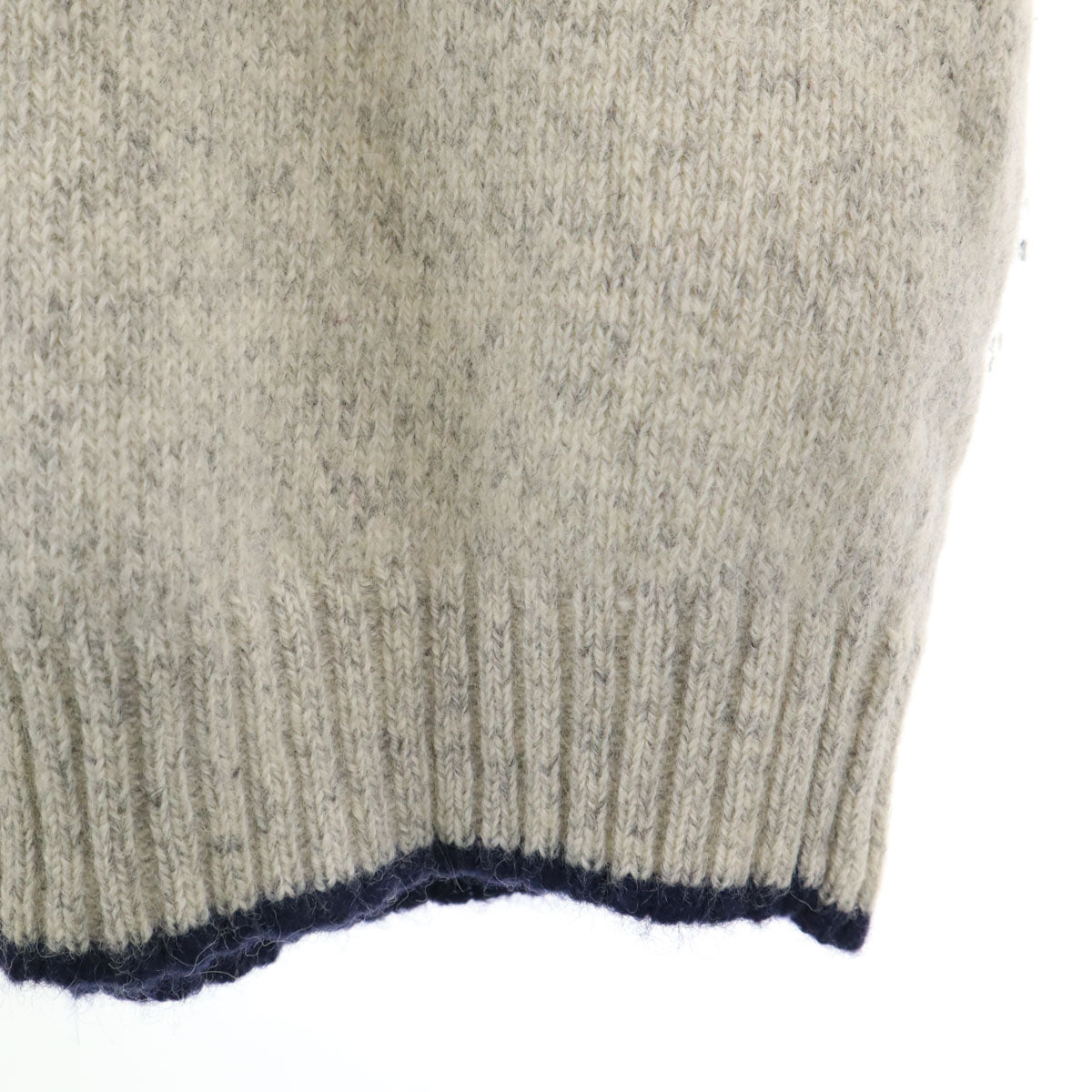 WOOLRICH ウールリッチ 80s 90s ウールブレンド オールド 長袖 ニット セーター L グレー系 メンズ