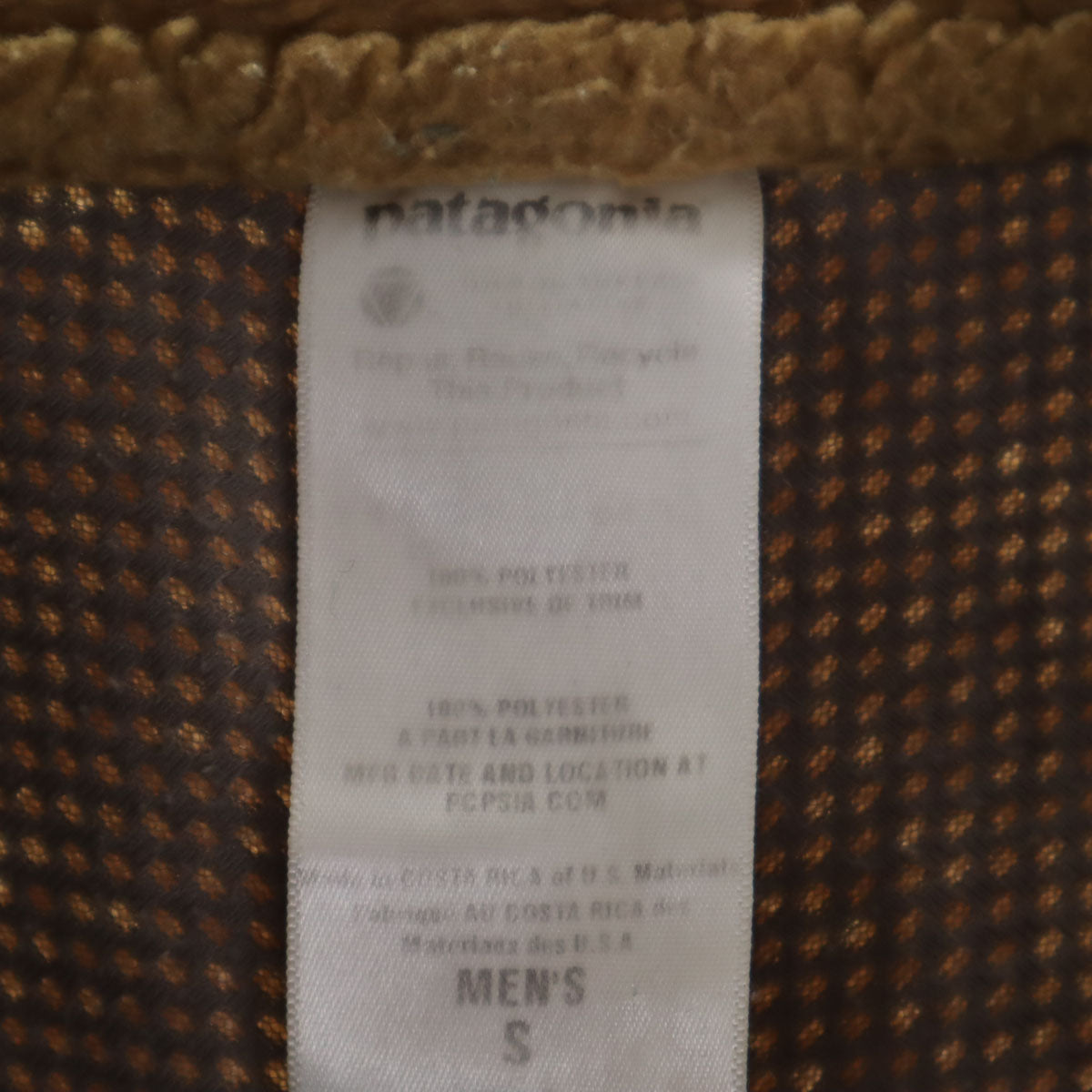 patagonia パタゴニア レトロX フリース ベスト S ベージュブラウン 23047FA11 アウトドア メンズ