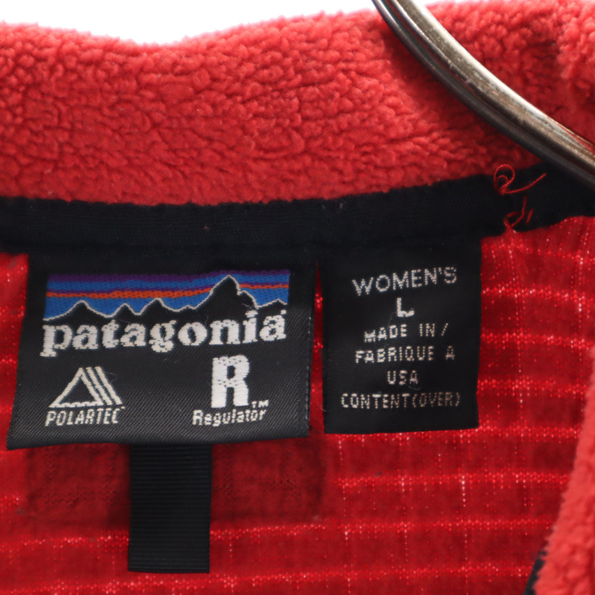 patagonia パタゴニア 00s オールド USA製 レギュレーター ラディアント フリースジャケット L レッド 25310 アウトドア レディース
