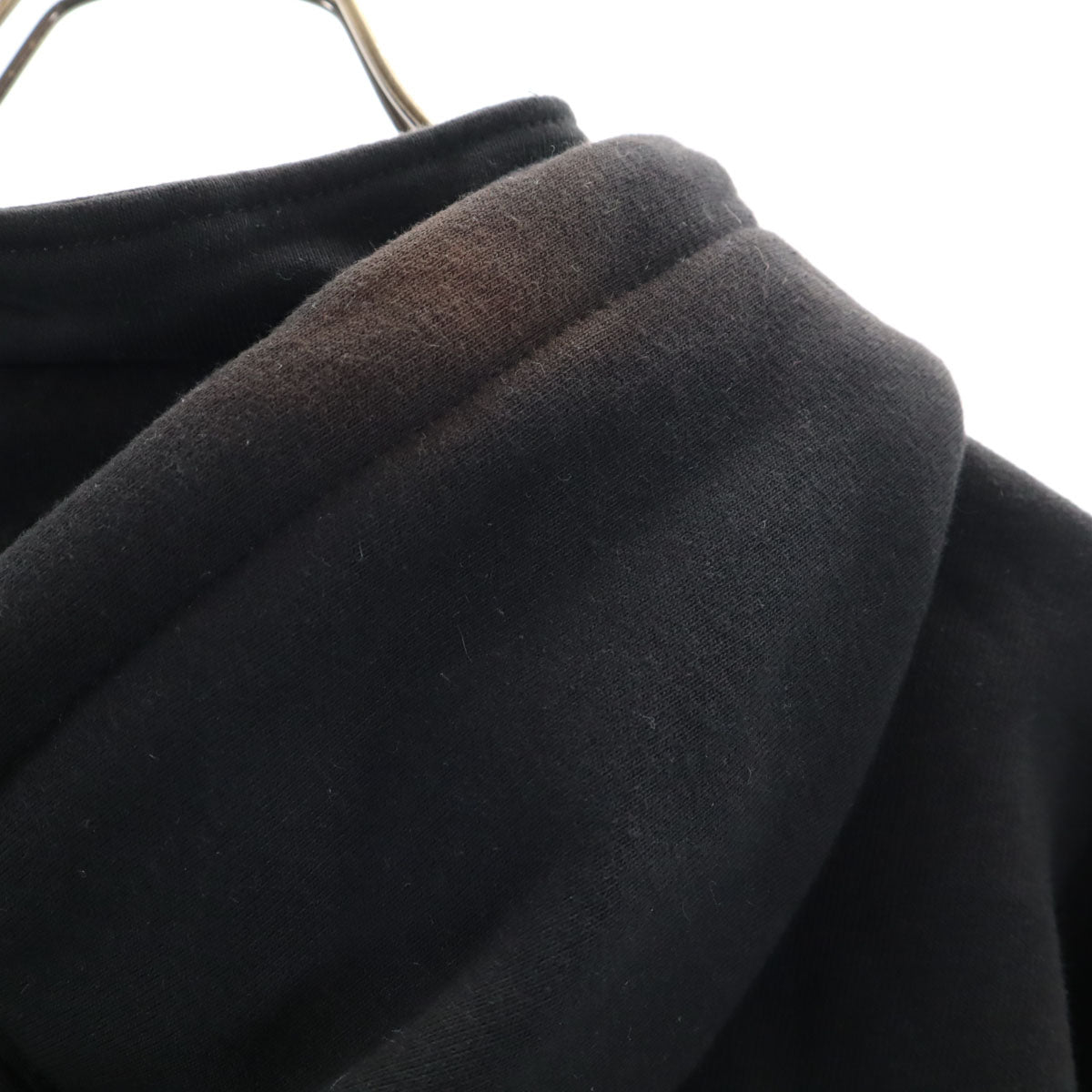 Carhartt カーハート 100617 バック企業モノ刺繍 長袖 ハーフジップ スウェットパーカー XL ブラック 裏起毛 メンズ