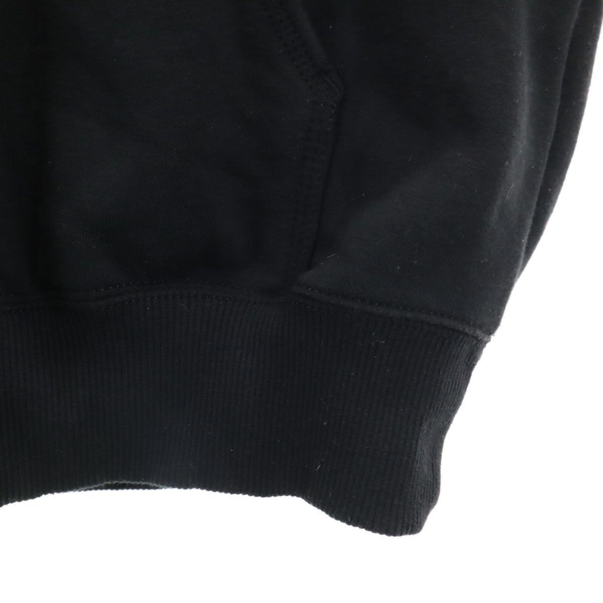 Carhartt カーハート 100617 バック企業モノ刺繍 長袖 ハーフジップ スウェットパーカー XL ブラック 裏起毛 メンズ