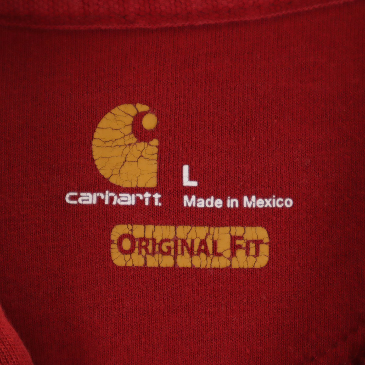 Carhartt カーハート 103121 長袖 スウェットパーカー L レッド メンズ