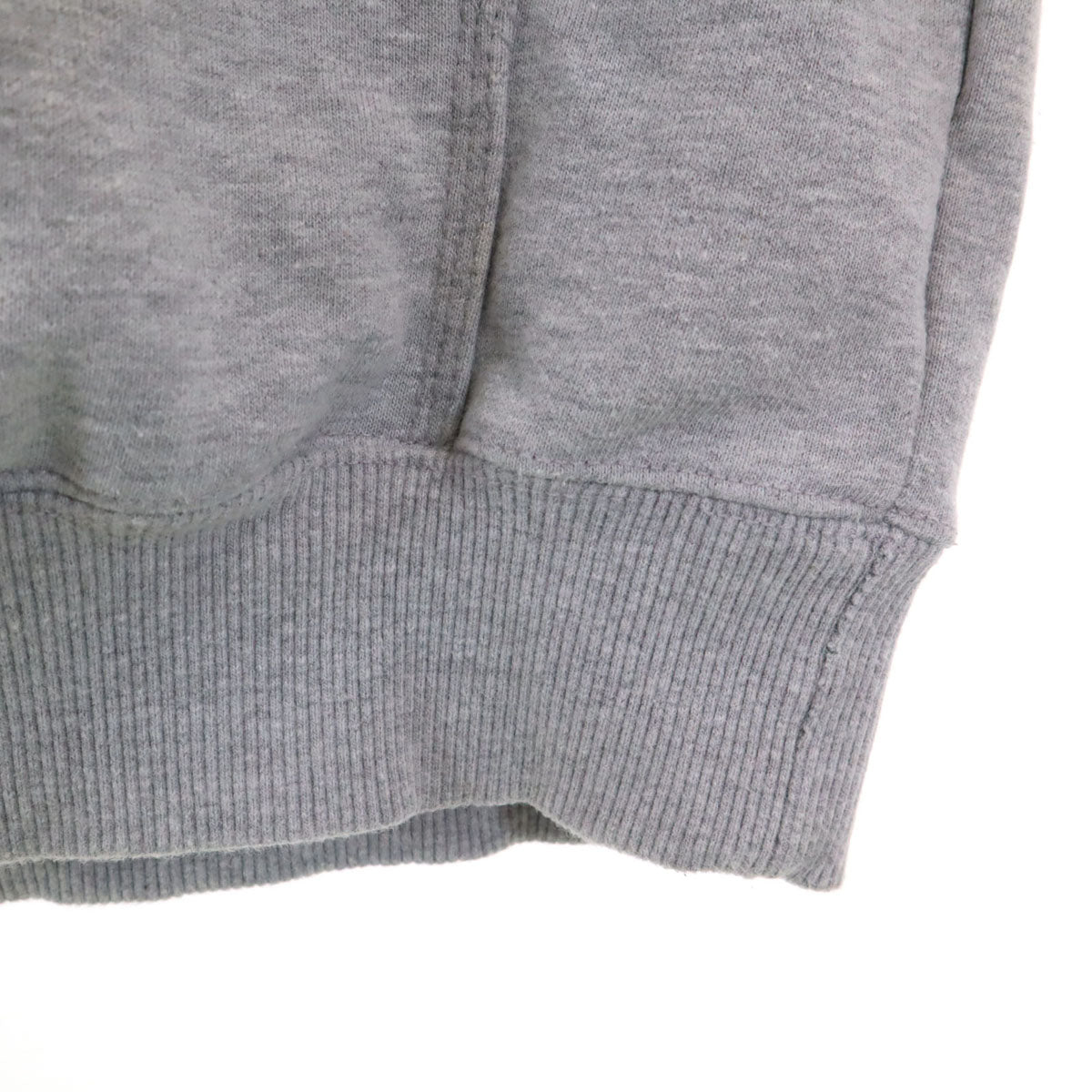 Carhartt カーハート 100617 企業モノ刺繍 長袖 ハーフジップ スウェットパーカー L グレー 裏起毛 メンズ