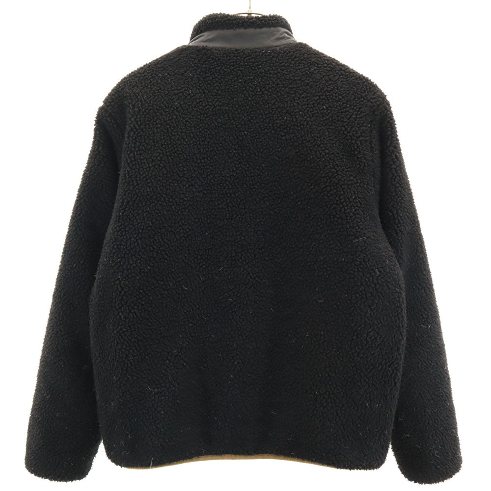 TAION タイオン リバーシブル キルティングジャケット L ブラウン ボア レディース