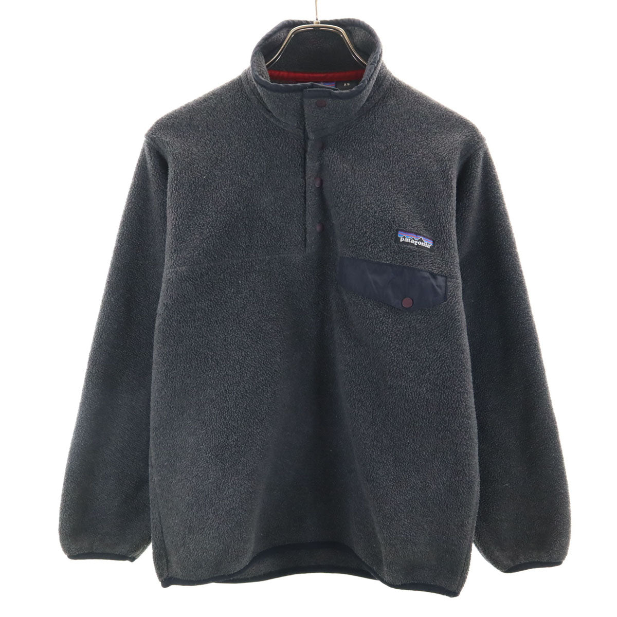 patagonia パタゴニア 00s オールド シンチラ スナップT フリースジャケット XS チャコールグレー 25450 アウトドア プルオーバー メンズ