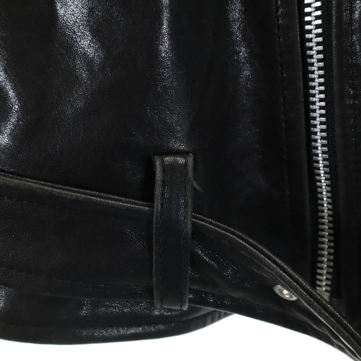 beautiful people for UNITED ARROWS ビューティフルピープルフォーユナイテッドアローズ 羊革レザー ダブルライダースジャケット 150 ブラック キッズ