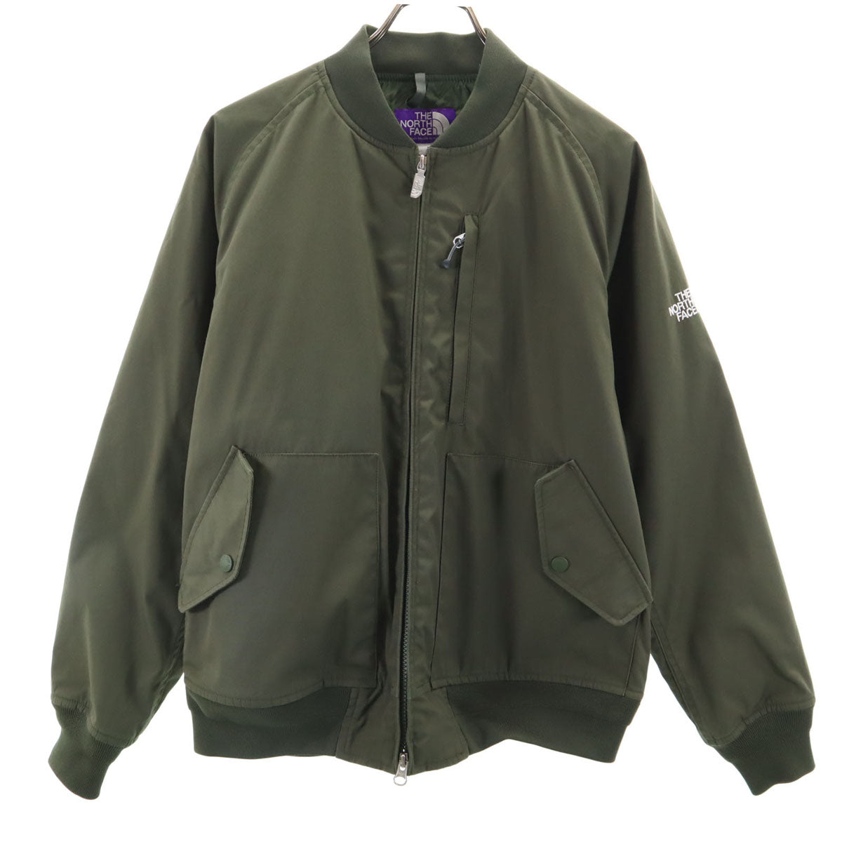 THE NORTH FACE ノースフェイス パープルレーベル BEAMS ビームス別注 プリマロフト 65/35ベイヘッドクロス フライトジャケット S カーキ NY2276N アウトドア 中綿 メンズ