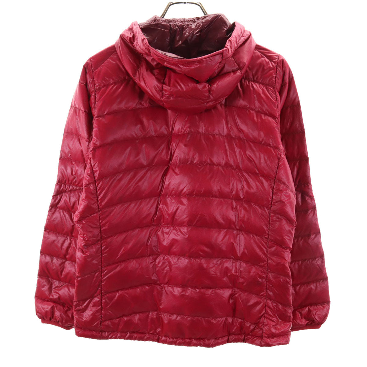 mont-bell モンベル UL ダウンジャケット M レッド 収納袋付き レディース