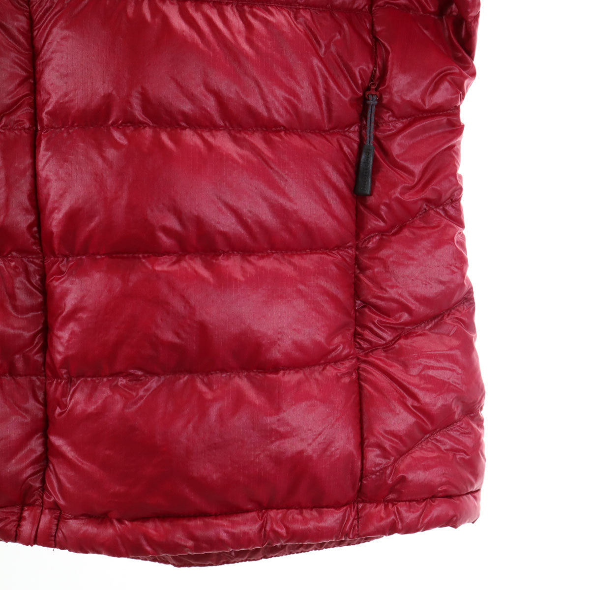 mont-bell モンベル UL ダウンジャケット M レッド 収納袋付き レディース