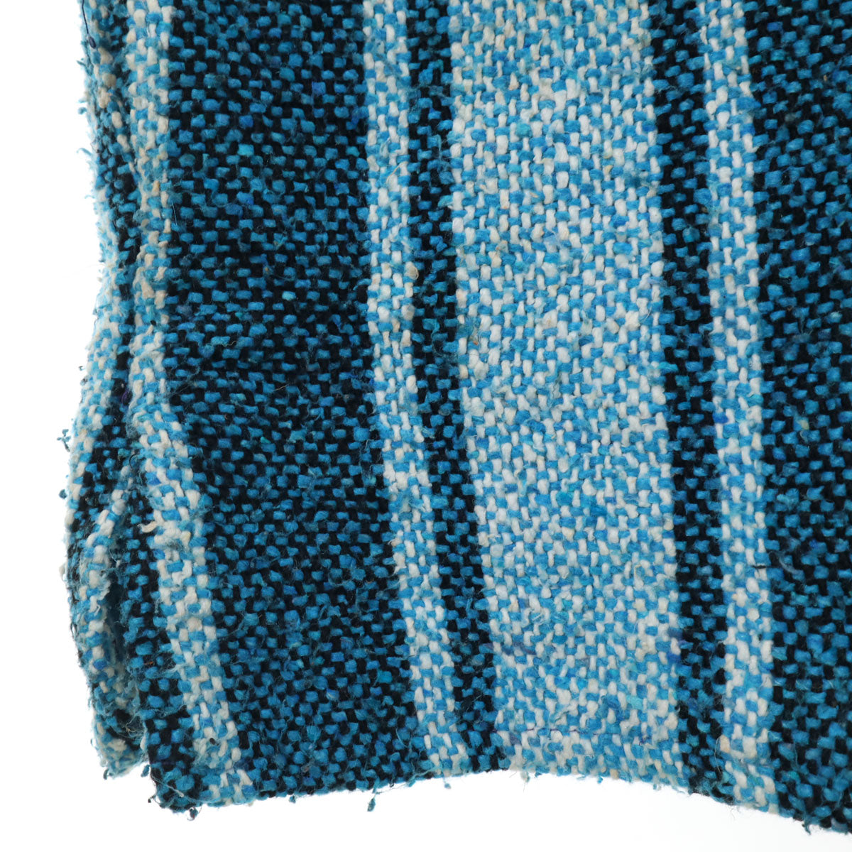 ARTESANIAS MICKEY 80s 90s オールド ストライプ柄 長袖 メキシカン パーカー XXL 水色 プルオーバー ビッグサイズ メンズ