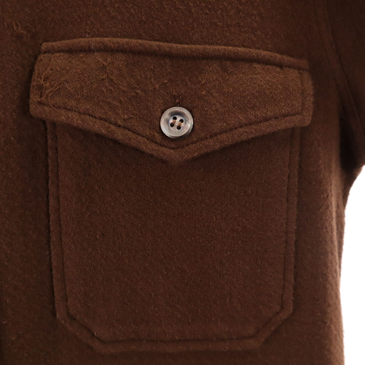 PAUL SMITH COLLECTION ポールスミスコレクション 日本製 長袖 ストレッチ シャツ M ブラウン メンズ