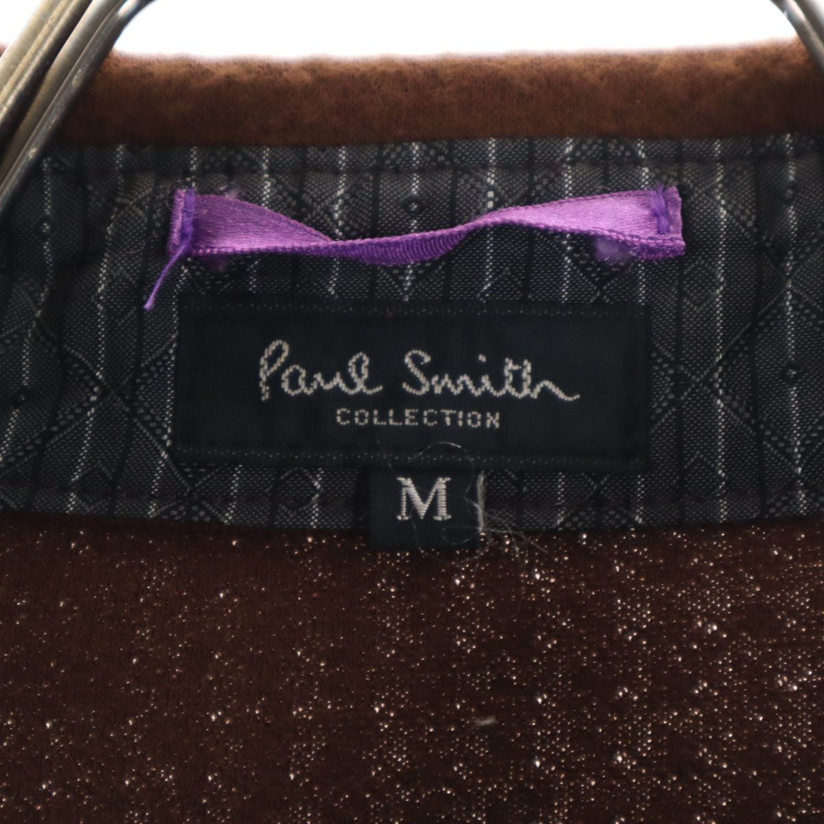PAUL SMITH COLLECTION ポールスミスコレクション 日本製 長袖 ストレッチ シャツ M ブラウン メンズ