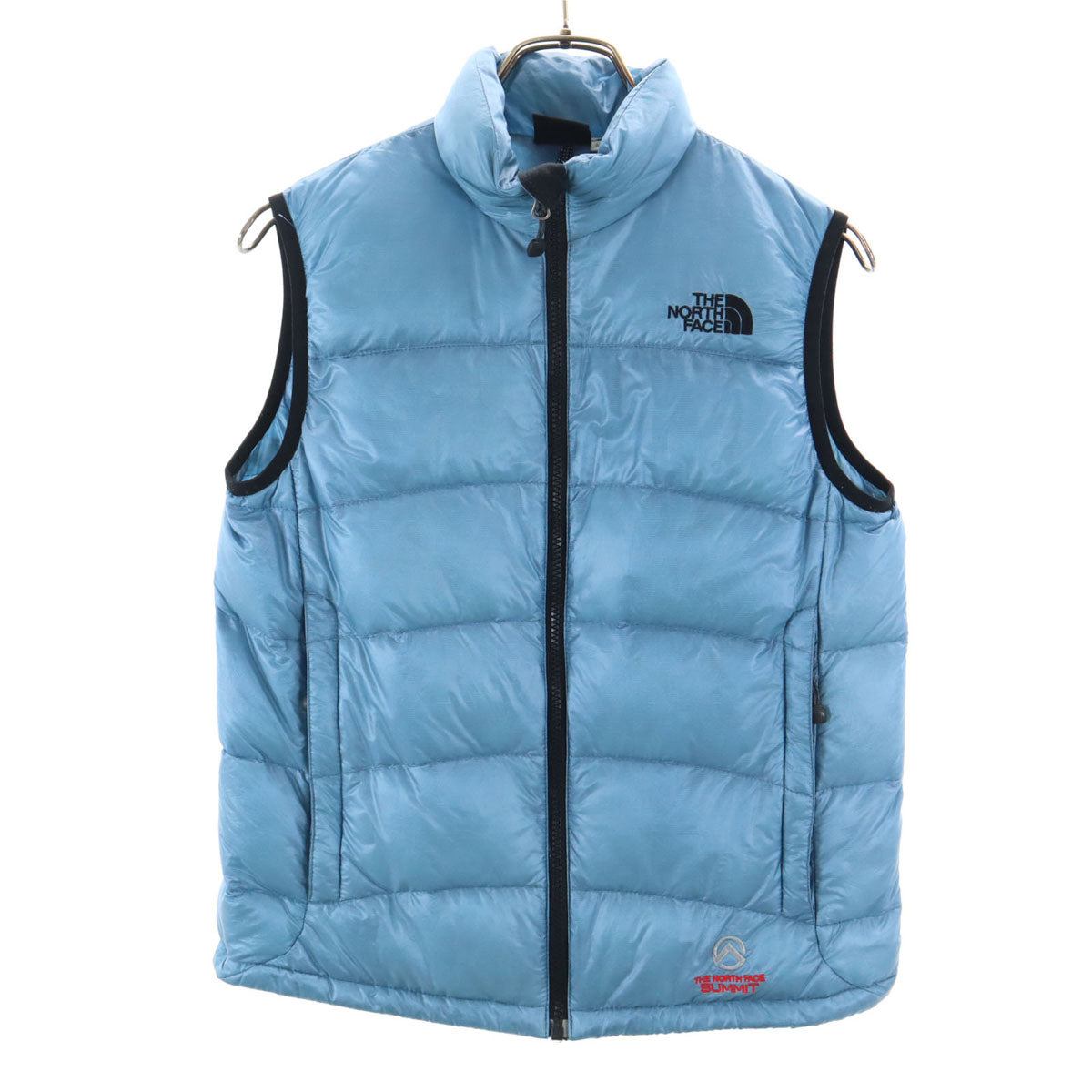 THE NORTH FACE ノースフェイス アコンカグア ダウンベスト M 水色 NDW18804 アウトドア 収納袋付き レディース