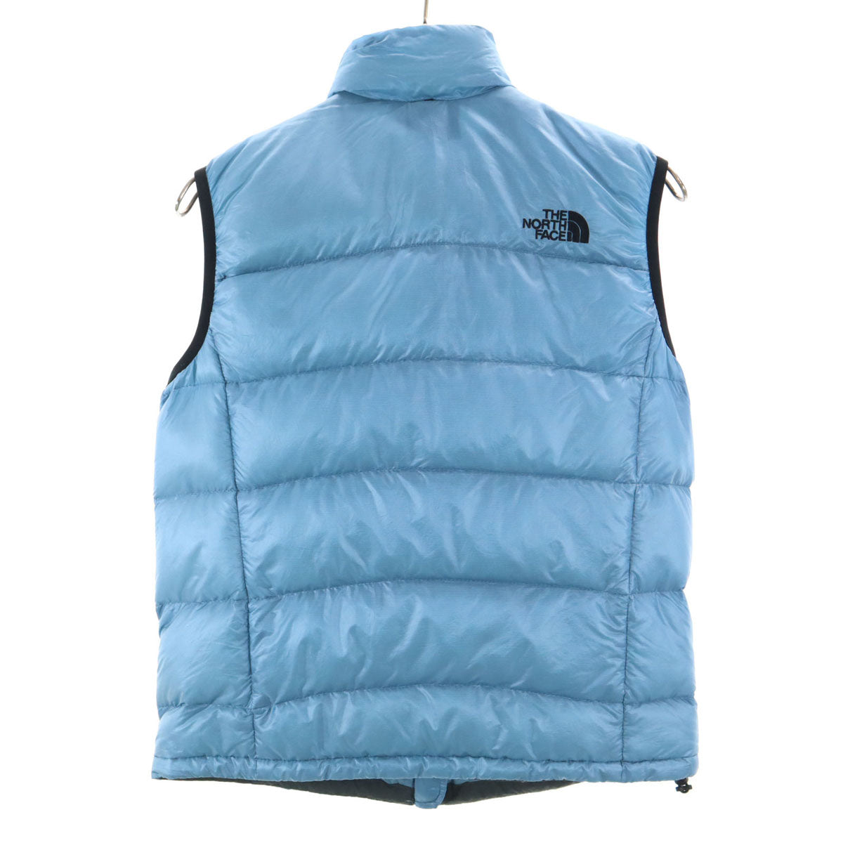 THE NORTH FACE ノースフェイス アコンカグア ダウンベスト M 水色 NDW18804 アウトドア 収納袋付き レディース