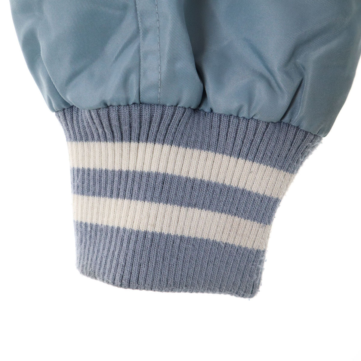 graniph グラニフ 11ぴきのねこ コラボ バック刺繍 ボンバー ジャケット S ブルーグレー ユニセックス メンズ