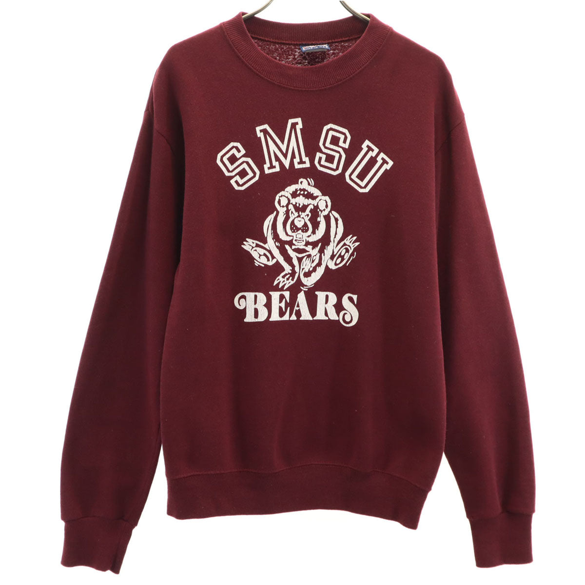 JANSPORTS ジャンスポーツ 90s USA製 オールド 長袖 スウェット トレーナー S パープル 裏起毛 メンズ